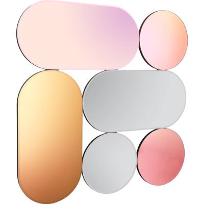Spiegel - Trion Parlak - Decoratieve Spiegel - 90x90cm - Spiegelglas - MDF