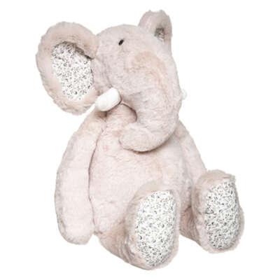 Atmosphera Knuffel Olifant - grijs - pluche dier - 45 cm - knuffeldier