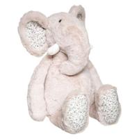 Atmosphera Knuffel Olifant - grijs - pluche dier - 45 cm - knuffeldier