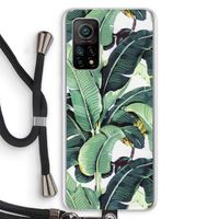 Bananenbladeren: Xiaomi Mi 10T 5G Transparant Hoesje met koord