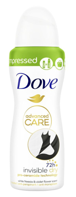 Dove Invisible Dry Deospray White Freesia & Violet