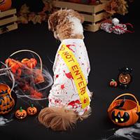 Honden Halloween outfits Hondenkostuum Bloed Eng kostuum Zacht Halloween Carnaval Feest Hond puppy kleding outfits Lightinthebox