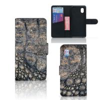 Alcatel 1B (2020) | Telefoonhoesje | Met pasjeshouder | Krokodillenprint