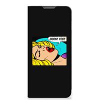 Motorola Moto G22 Hippe Standcase Popart Oh Yes - thumbnail