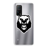 Angry Bear (white): Xiaomi Mi 10T 5G Transparant Hoesje