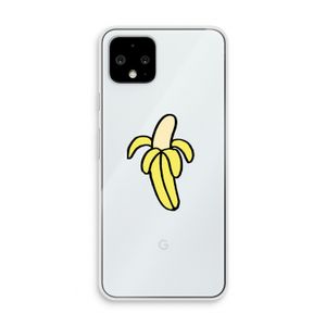 Banana: Pixel 4 Transparant Hoesje