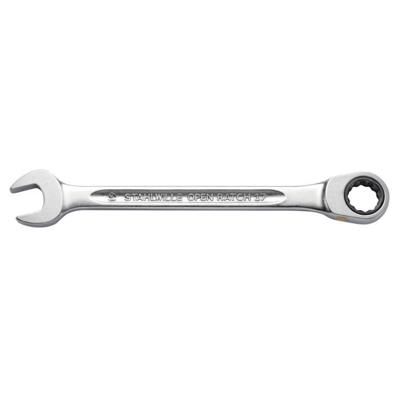 Stahlwille 40170808 17F 8 FLACH Steek-ringratelsleutel Sleutelbreedte (metrisch) 8 - 19 mm