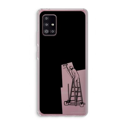 Musketon Painter: Samsung Galaxy A51 5G Transparant Hoesje