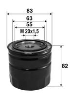 Oliefilter VALEO, u.a. für Rover, Honda, Isuzu