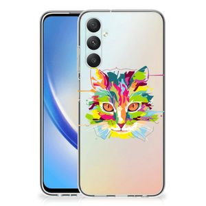 Samsung Galaxy A05S Telefoonhoesje met Naam Cat Color