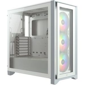 Corsair Case iCUE 4000X RGB Tempered Glass White