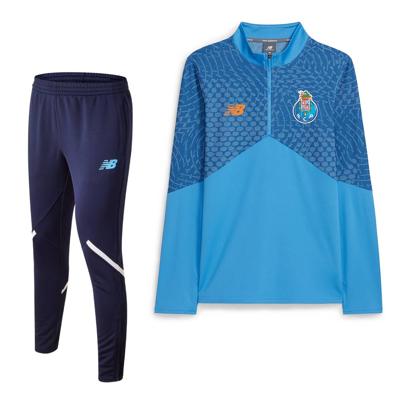 New Balance FC Porto Trainingspak 1/4-Zip 2025-2026 Blauw Donkerblauw