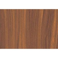 Decoratie plakfolie walnoot houtnerf look bruin 45 cm x 2 meter zelfklevend   - - thumbnail