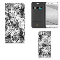 Mobiel BookCase Huawei P10 Plus Skulls Angel