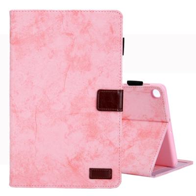 Voor Galaxy tab S5e/T720 Business stijl horizontale Flip lederen draagtas met houder & kaartsleuf & fotolijstjes & slaap/Wake-up functie (roze)