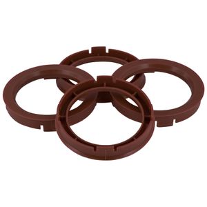 TPI Centreerringen 70.1->63.4mm Bruin 4 stuks TP701634