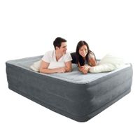 Intex DuraBeam Comfort-Plush High-Rise Tweepersoonsmatras Grijs, Licht Grijs - thumbnail