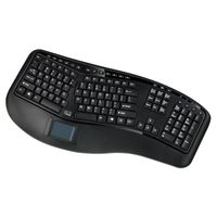 Adesso Tru-Form 4500 toetsenbord RF Draadloos QWERTY Engels, Amerikaans Engels Zwart - thumbnail
