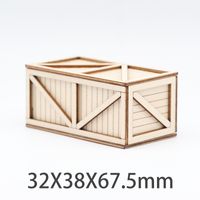 TopRC - 1/18 Wooden Box (32x38x67.5mm) - thumbnail