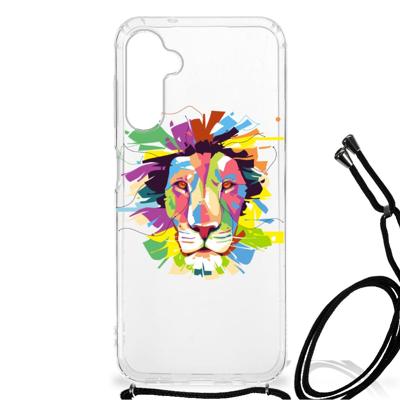 Samsung Galaxy A14 5G Stevig | Bumper Hoesje | Lion Color Samsung Galaxy A14 5G Stevig | Bumper Hoesje | Lion Color