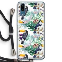 Tukans: Huawei P20 Transparant Hoesje met koord