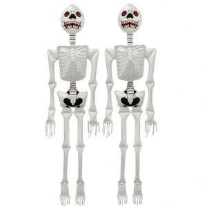 Opblaasbaar skelet 2 stuks Halloween versiering 183 cm