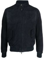 Baracuta veste G9 Harrington en daim - Noir