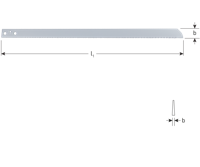 Rotec Lucht-decoupeerzaagbladen 400x25x1,5 mm/16tpi (64/1) - 5170020