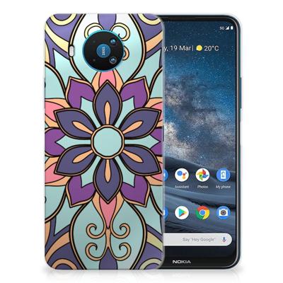 Nokia 8.3 | TPU Case | Purple Flower