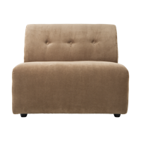 HKliving Vint bank middle Corduroy Rib Brown