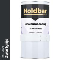 Holdbar Linoleumcoating Zwartgrijs (RAL 7021) 1 Kg