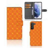 Samsung Galaxy S22 Plus Telefoon Hoesje Batik Oranje