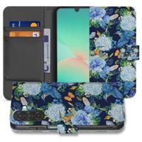 Telefoonhoesje | Met pasjeshouder | Samsung Galaxy A17 Ijsvogel PU Leer