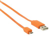 Valueline 1m, USB 2.0 A - Micro B USB-kabel USB A Micro-USB B Oranje