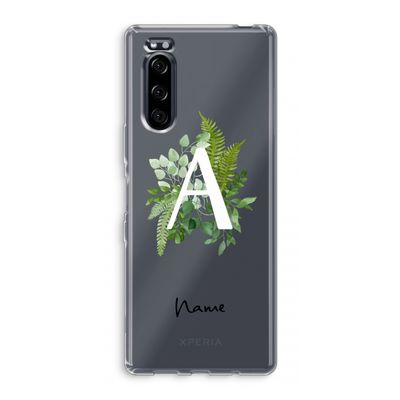 Green Brush: Sony Xperia 5 Transparant Hoesje
