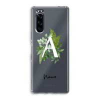 Green Brush: Sony Xperia 5 Transparant Hoesje