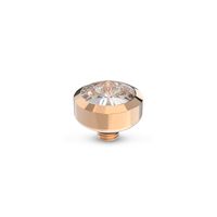 Melano Twisted Glossy Steentje Crystal Rosé - thumbnail