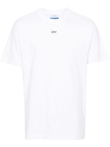 Off-White t-shirt en coton à logo imprimé - Blanc