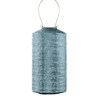 Lumiz solar lampion topaza 18 cm grijs/blauw