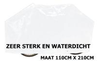Vk fietsbeschermhoes (2) classic wit met ringen