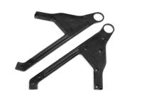 Team Corally - Wheelie Bar Plate - Composite - L+R - 2 pcs