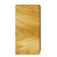 Samsung Galaxy A52 Book Wallet Case Licht Hout