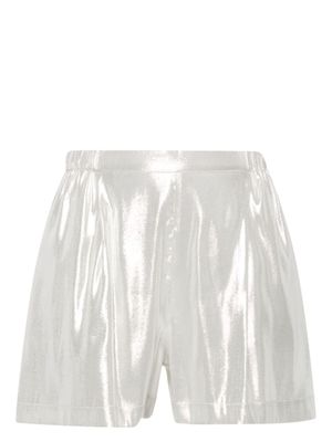 Carine Gilson short de pyjama à coupe ample - Argent