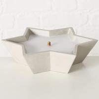 Boltze Home kaarsenpot ster ø14xh5cm