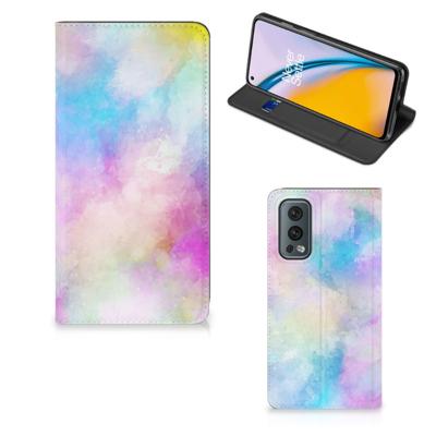 Bookcase OnePlus Nord 2 5G Watercolor Light Bookcase OnePlus Nord 2 5G Watercolor Light