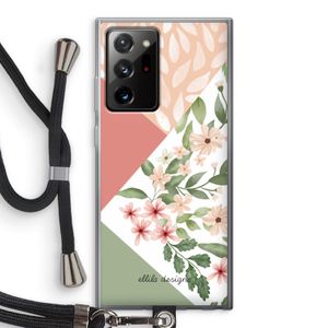 Sweet heaven geometrics: Samsung Galaxy Note 20 Ultra / Note 20 Ultra 5G Transparant Hoesje met koord
