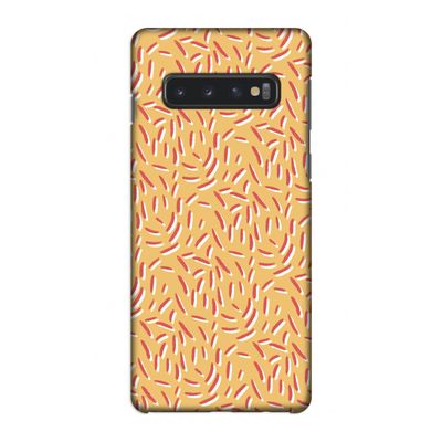 Camouflage: Samsung Galaxy S10 4G Volledig Geprint Hoesje