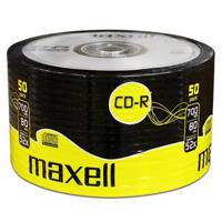 Maxell CD-R 52x/700MB/80min - 50 stuks.