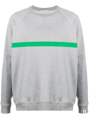 Mackintosh sweat à rayures horizontales - Gris
