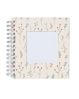 HEMA Fotoalbum Met Spiraal En Venster 19x18 Bloemen